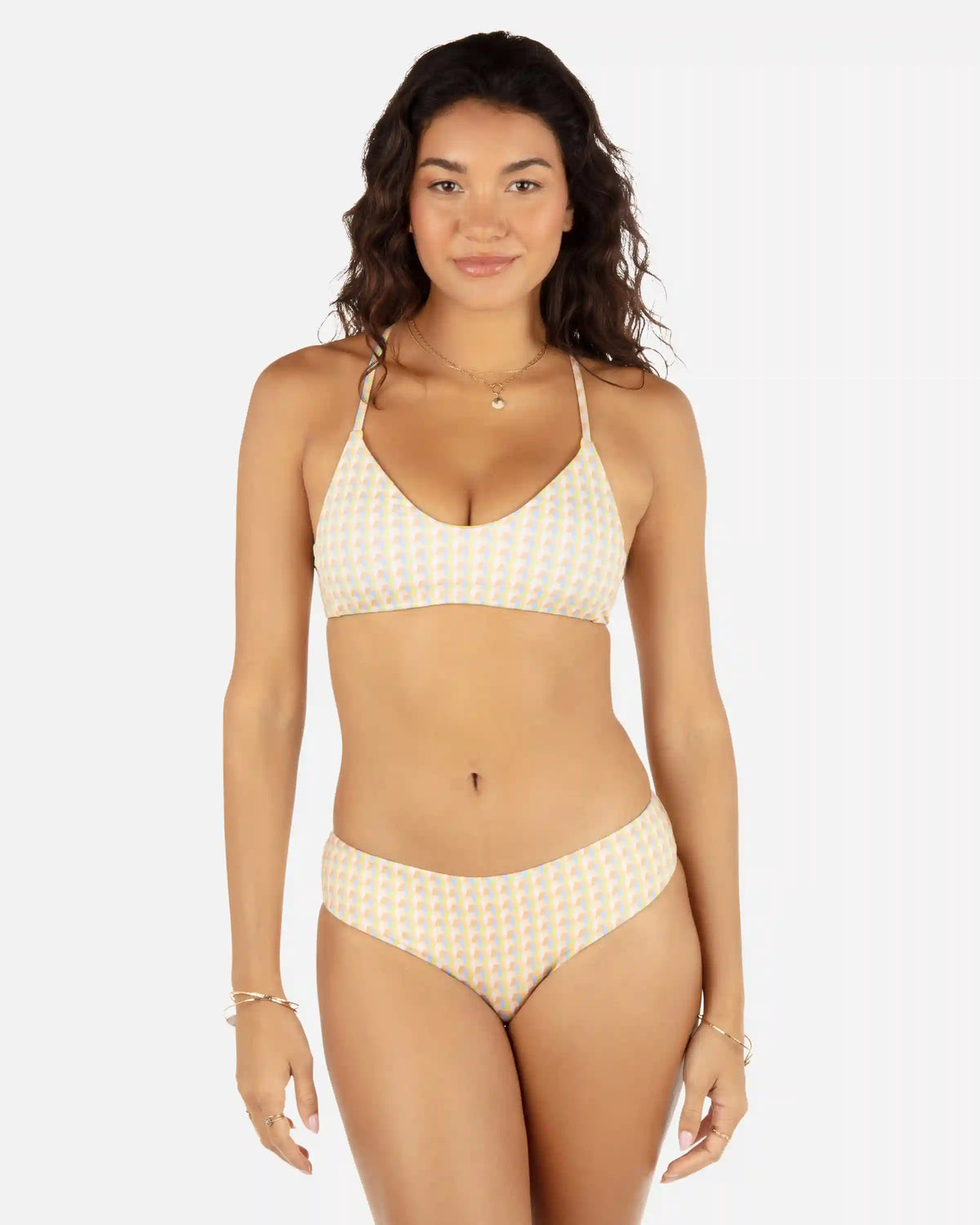 Retro Geo Reversible Cheeky Hipster Bikini Bottom