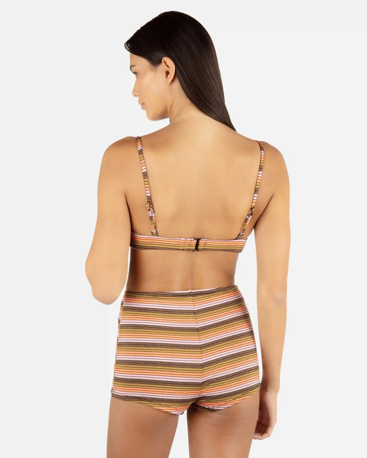 Sunset Shine Stripe Tab Underwire Bra
