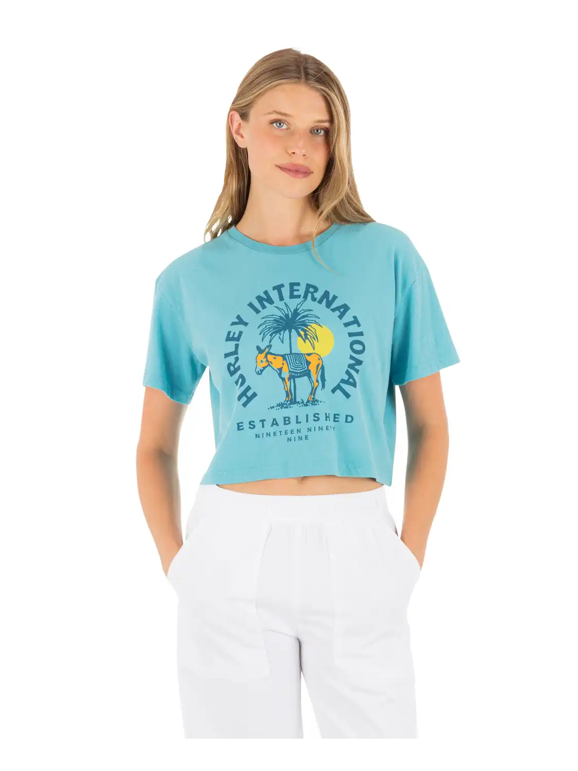 Burro Boxy Crop Tee