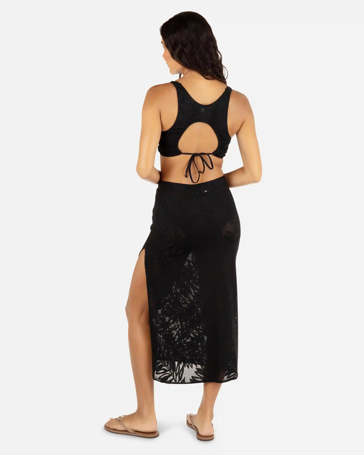 Ulu Leaf Midi Skirt