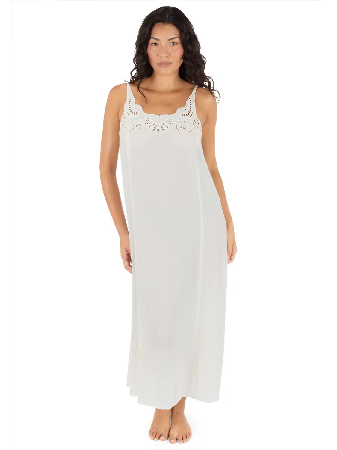 Embroidered Midi Dress