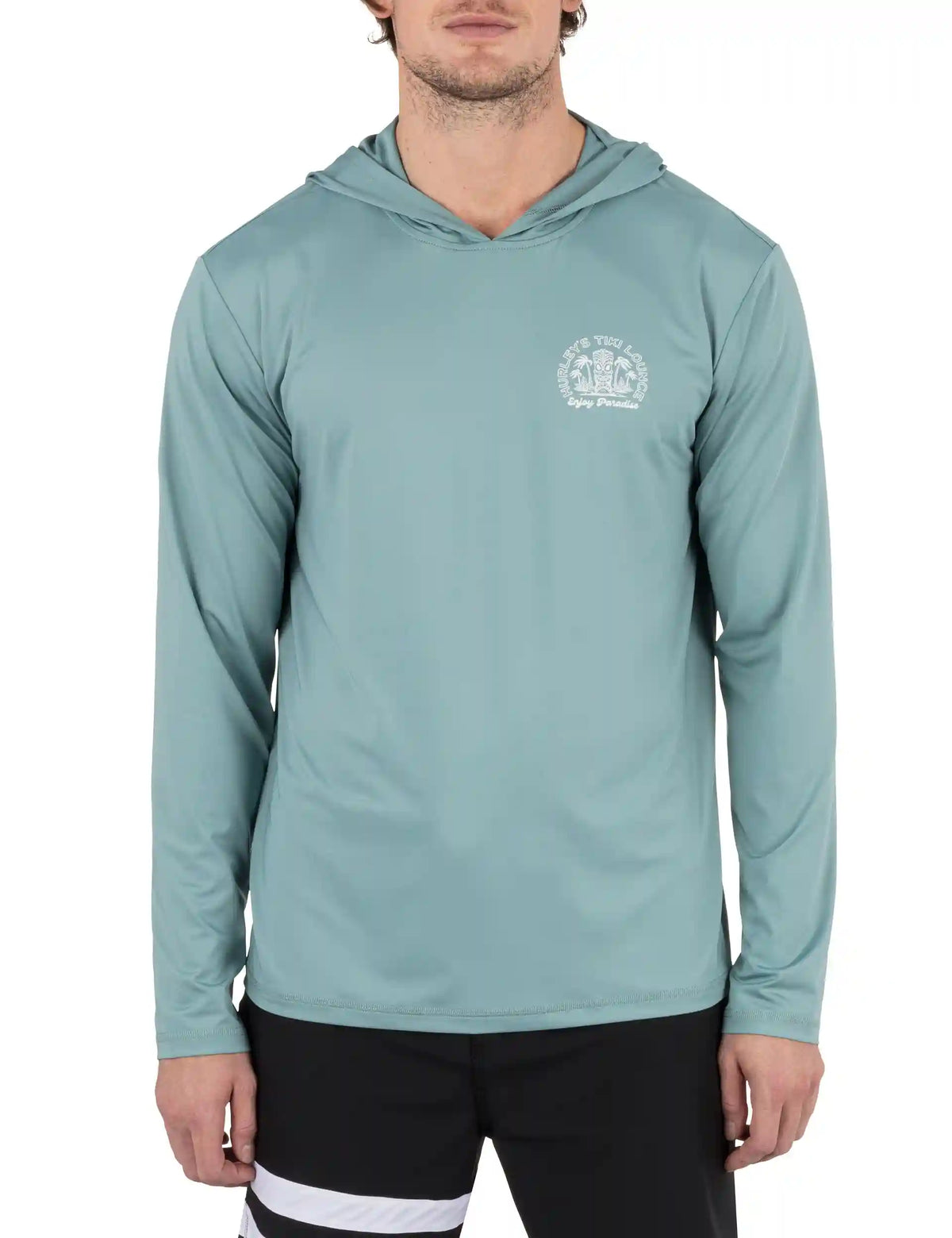 Hybrid UPF Hooded Long Sleeve