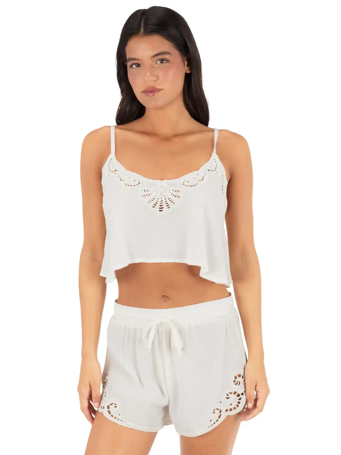 Embroidered Short