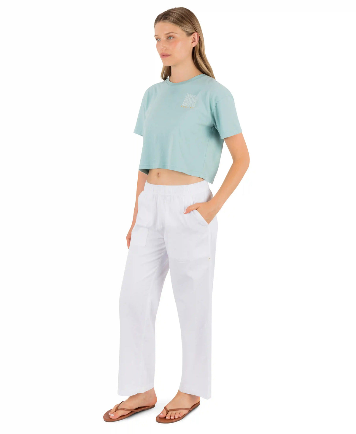 Quadrant Boxy Crop Tee