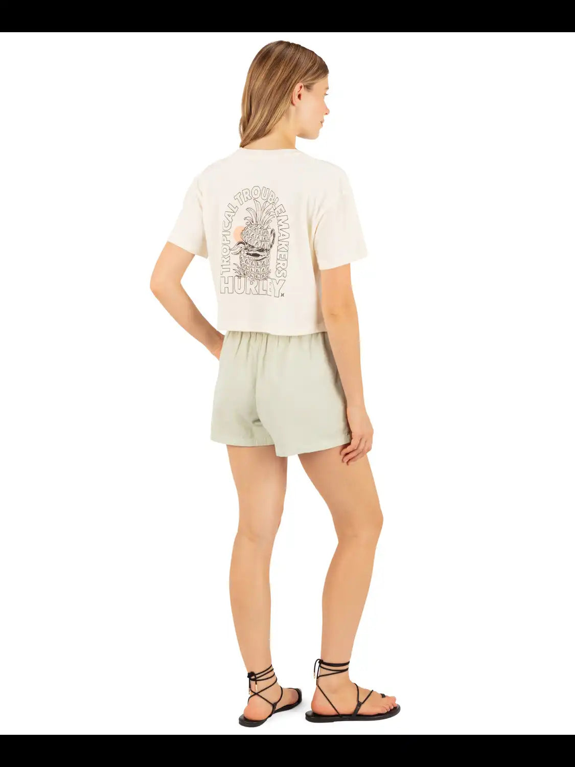 Tropical Trouble Boxy Crop Tee