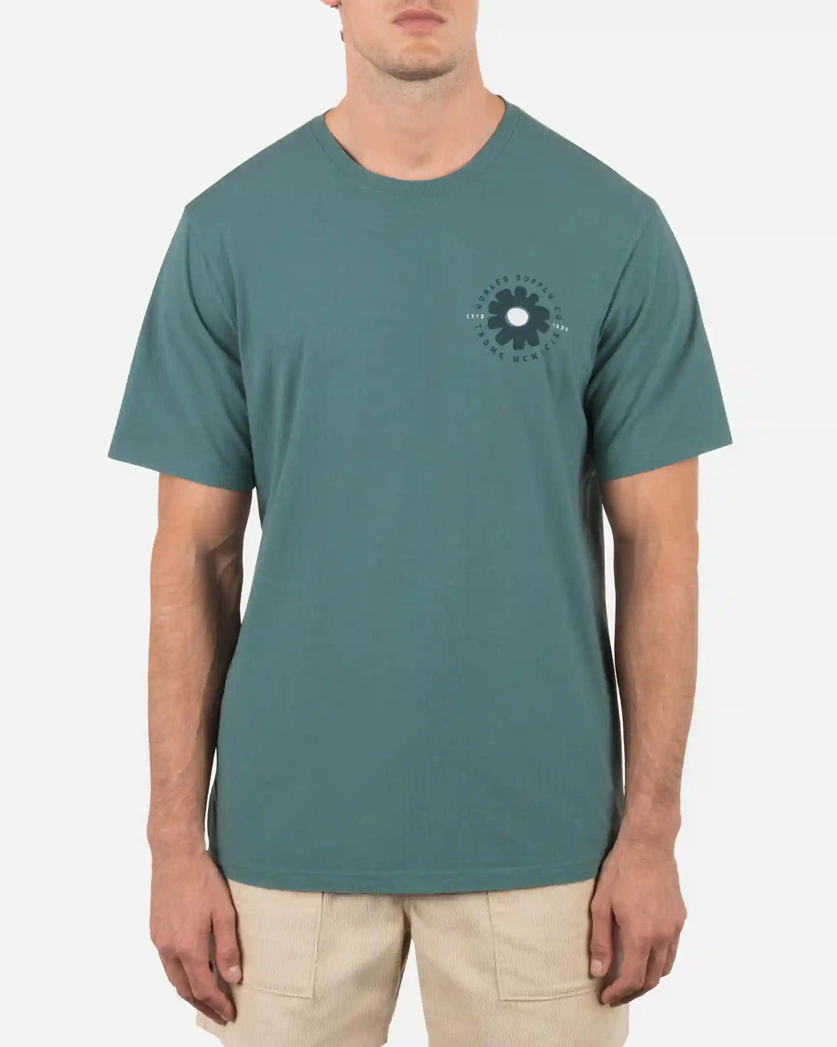 Flowered Short Sleeve
