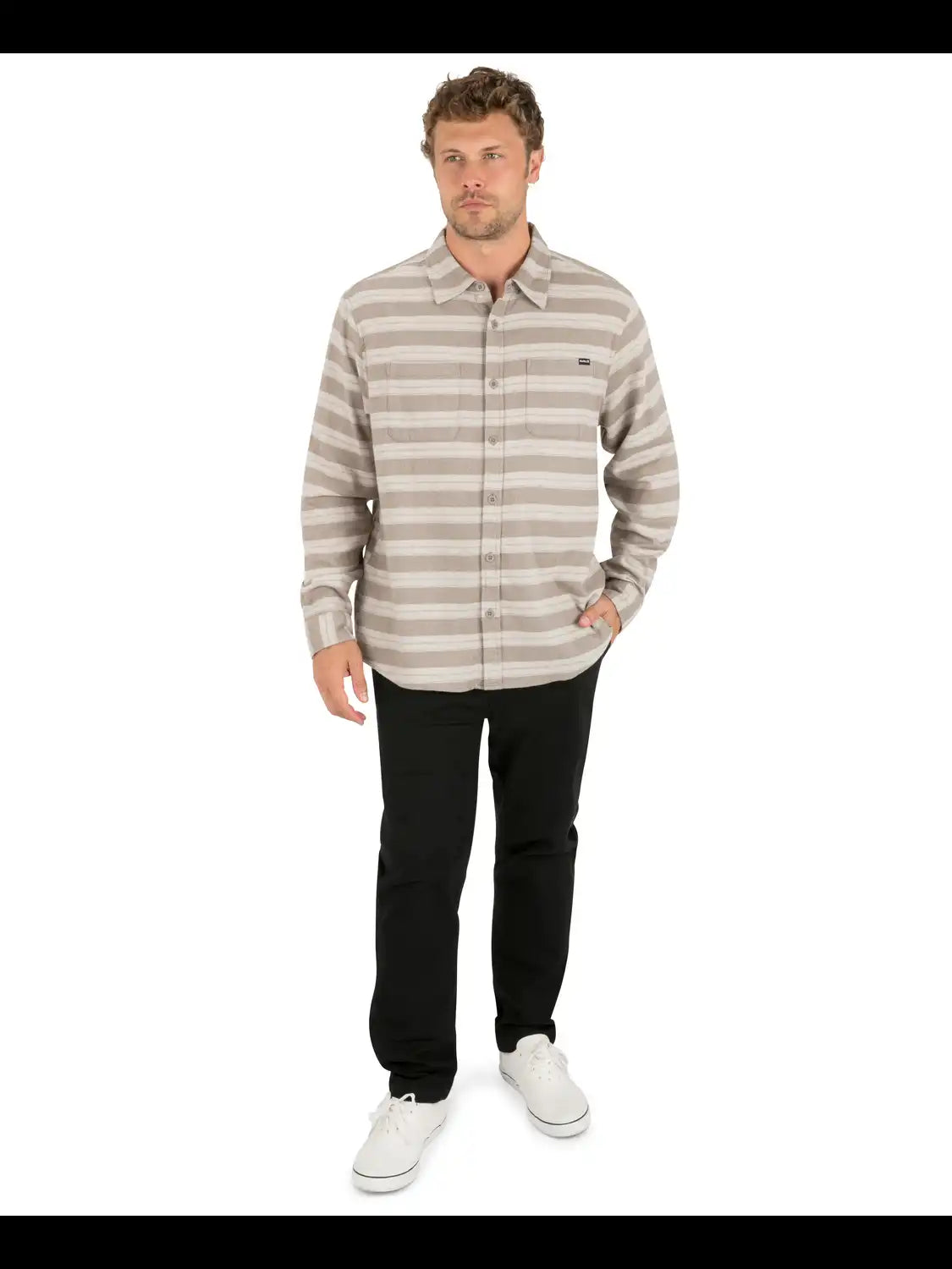 Eugene Stripe Flannel Long Sleeve